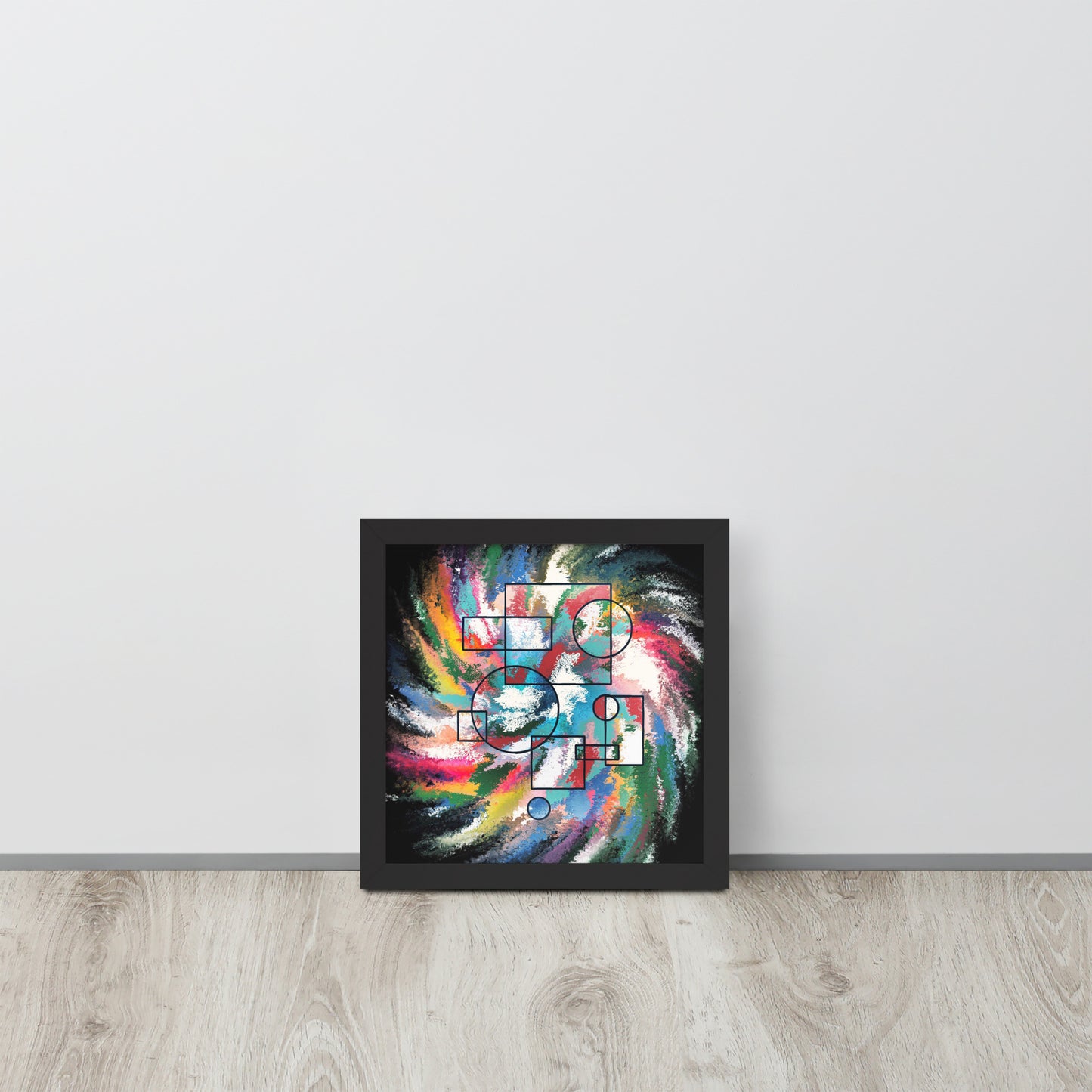 Of Chaos and Color - Framed photo paper poster