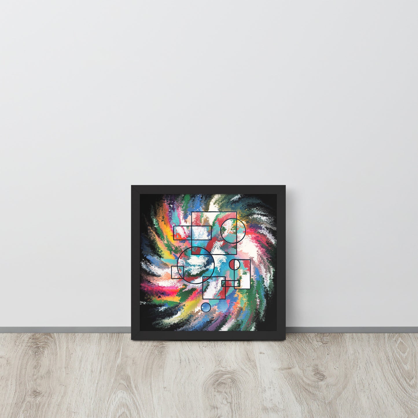 Of Chaos and Color - Framed photo paper poster