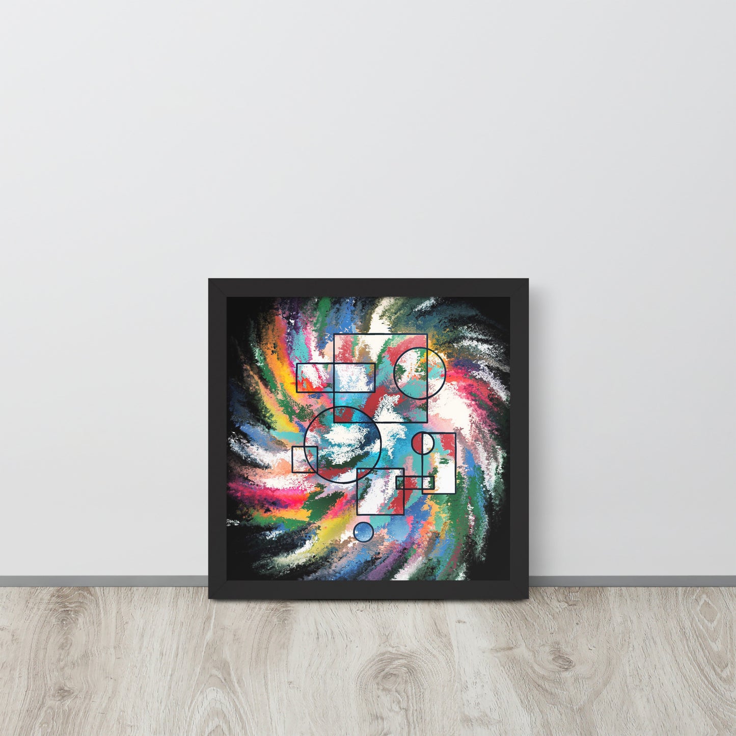 Of Chaos and Color - Framed photo paper poster