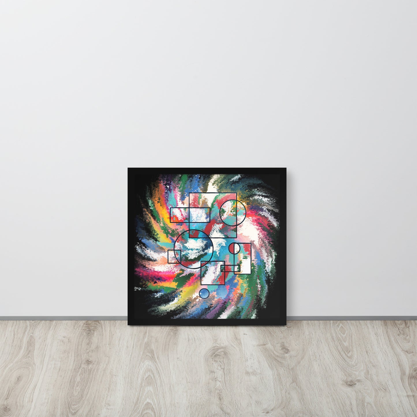 Of Chaos and Color - Framed photo paper poster