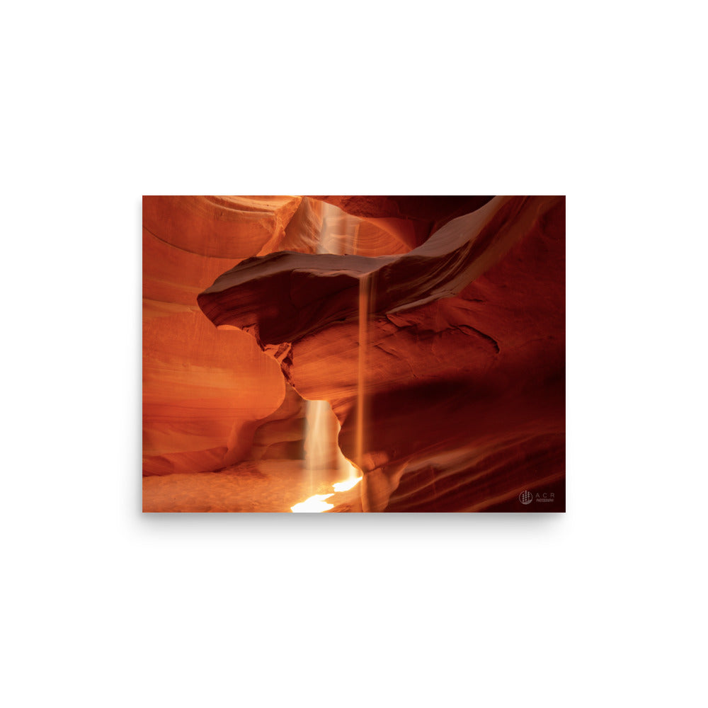 Shifting Sands: Lower Antelope Canyon - Photo paper poster