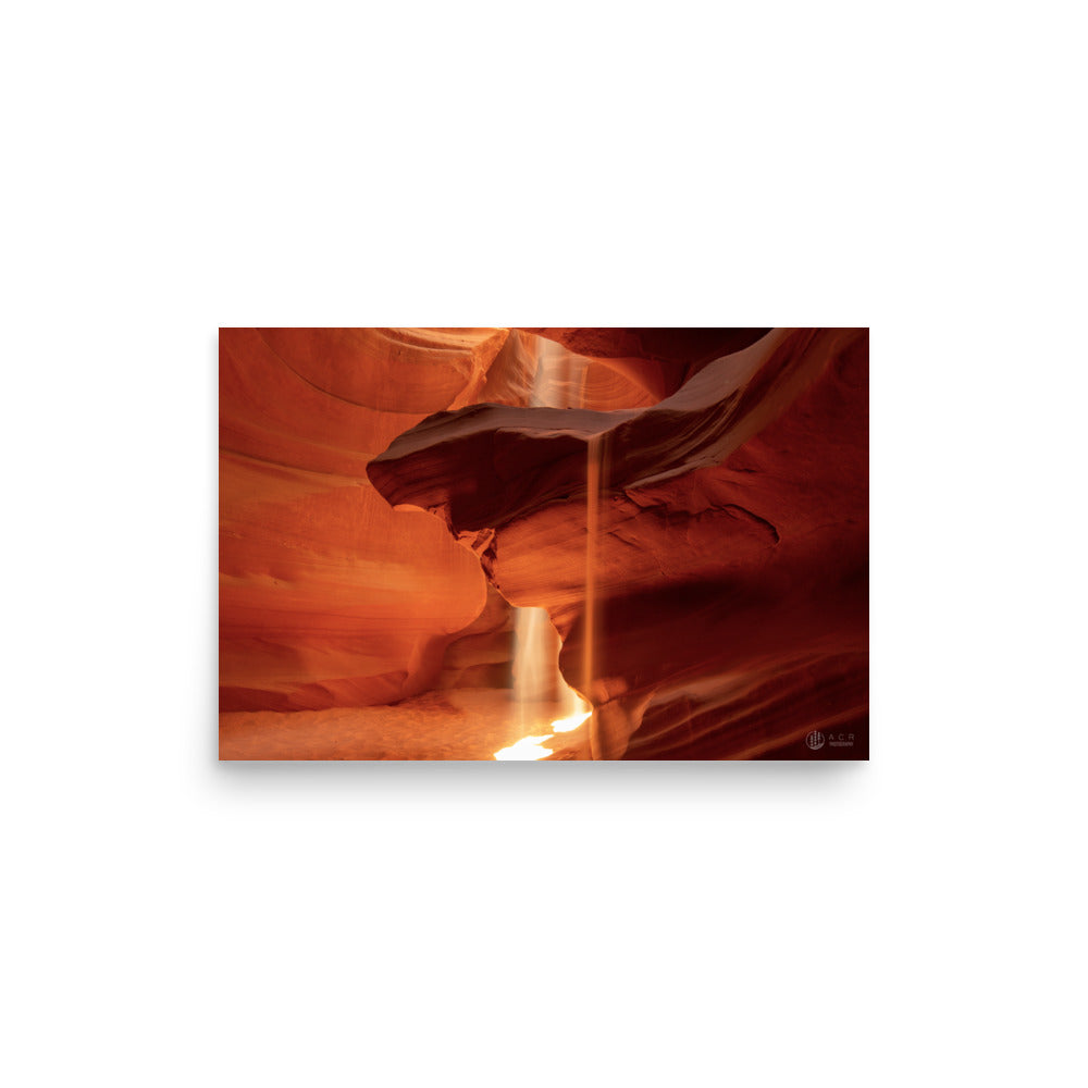 Shifting Sands: Lower Antelope Canyon - Photo paper poster