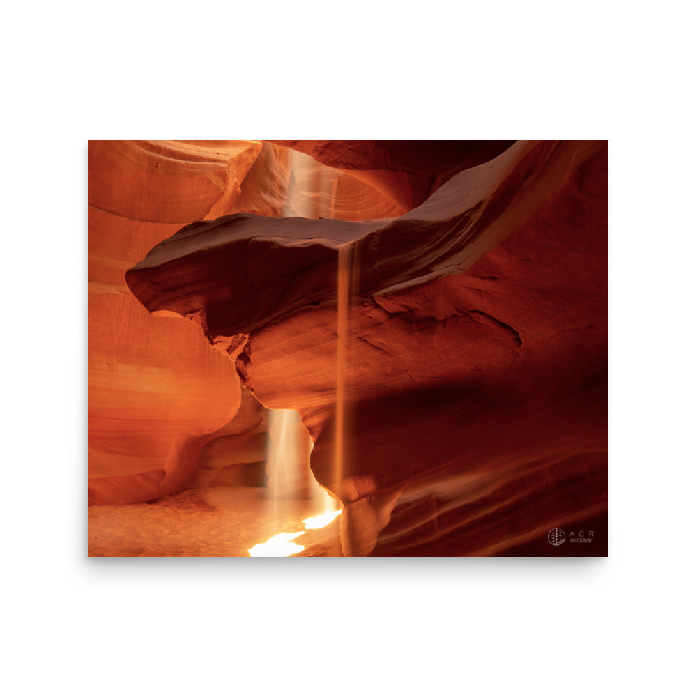 Shifting Sands: Lower Antelope Canyon - Photo paper poster