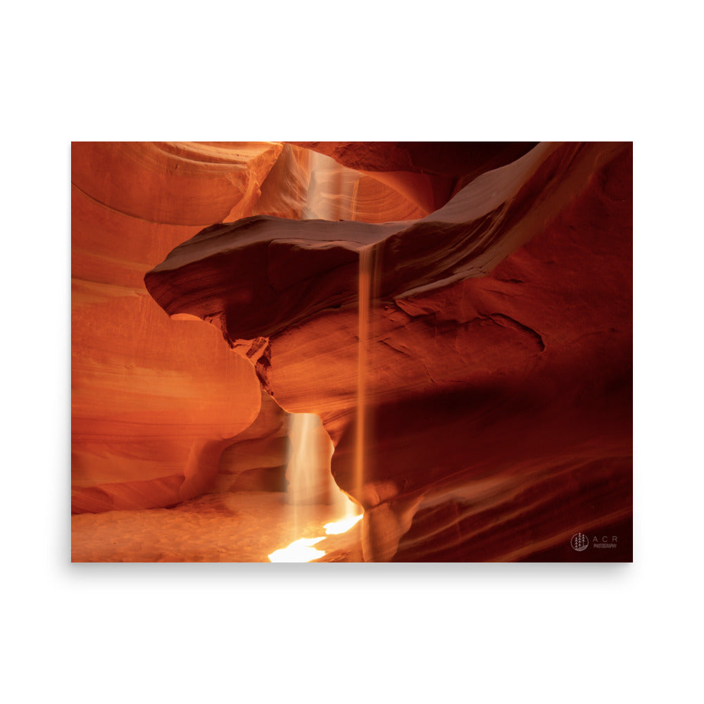 Shifting Sands: Lower Antelope Canyon - Photo paper poster