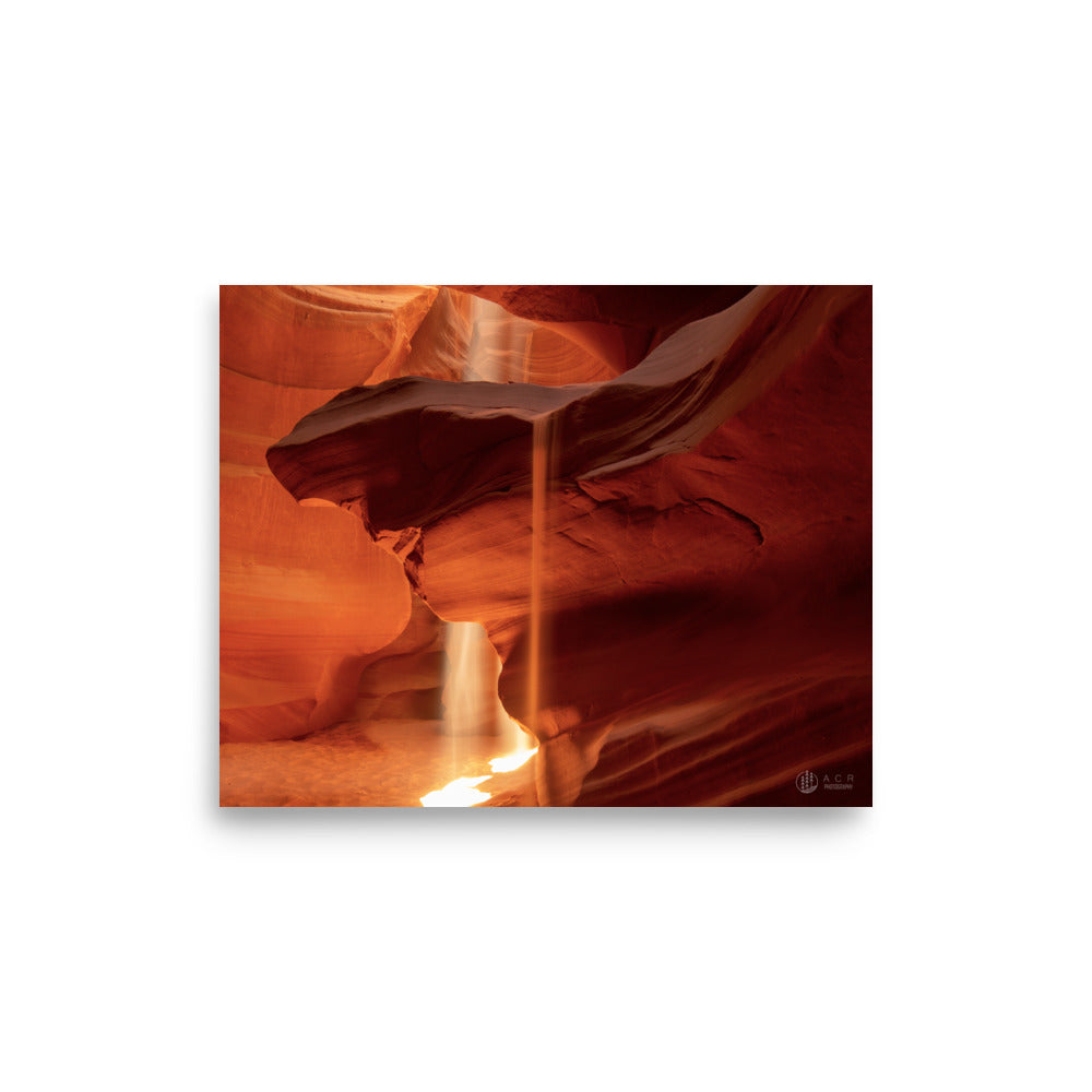 Shifting Sands: Lower Antelope Canyon - Photo paper poster