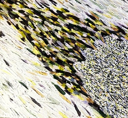 Fleeing Spring – Mixed Media on Canvas
