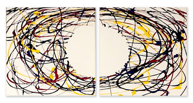 Olympic Rings – Acrylic on Canvas