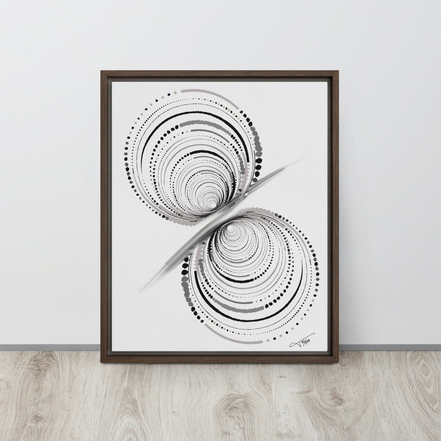 Reflection - Framed canvas