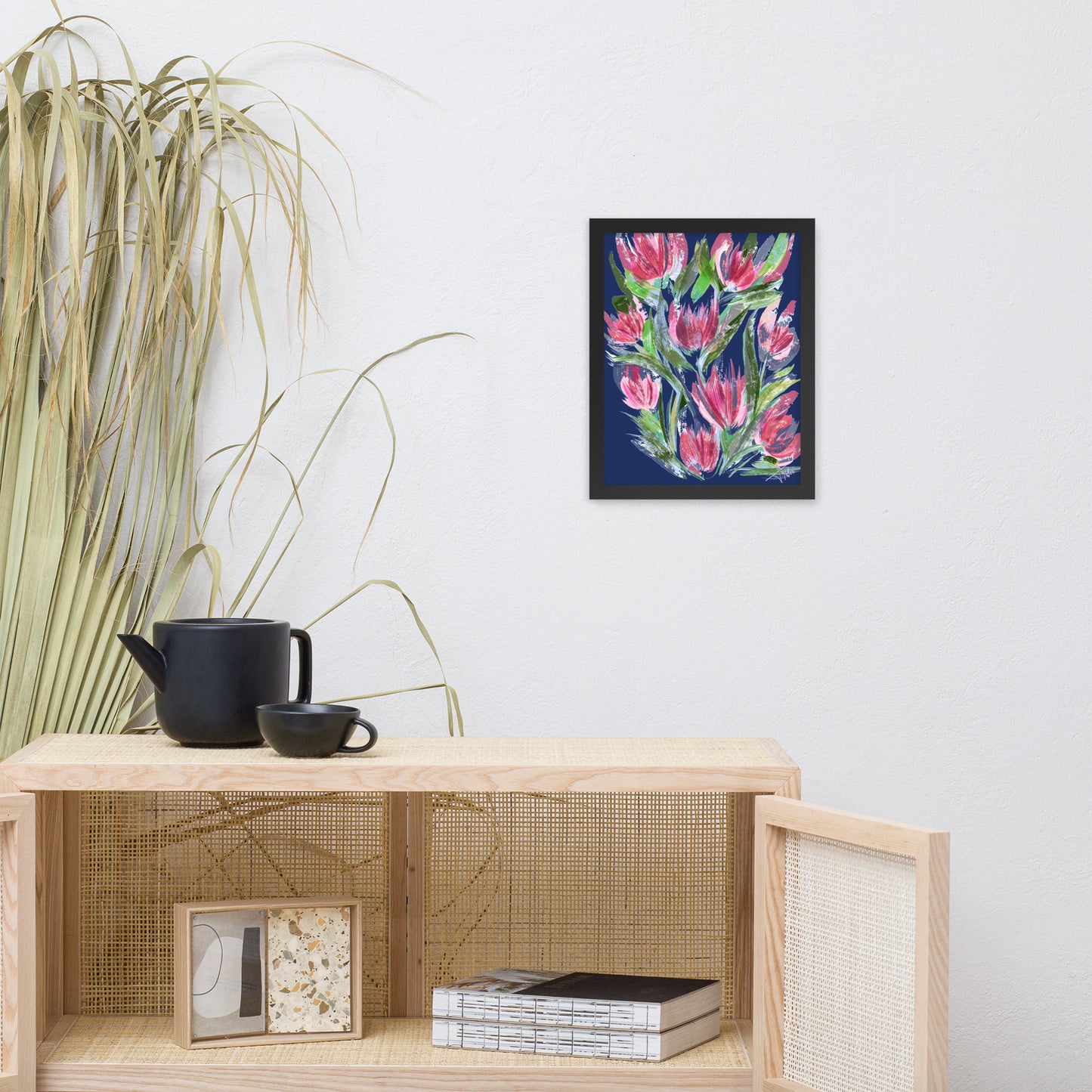 Tulips - Framed photo paper poster
