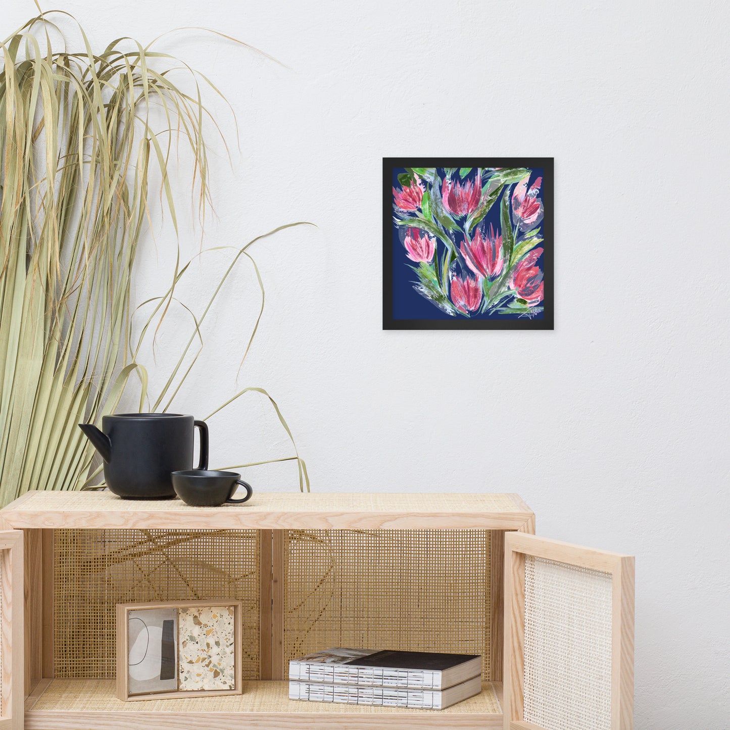 Tulips - Framed photo paper poster