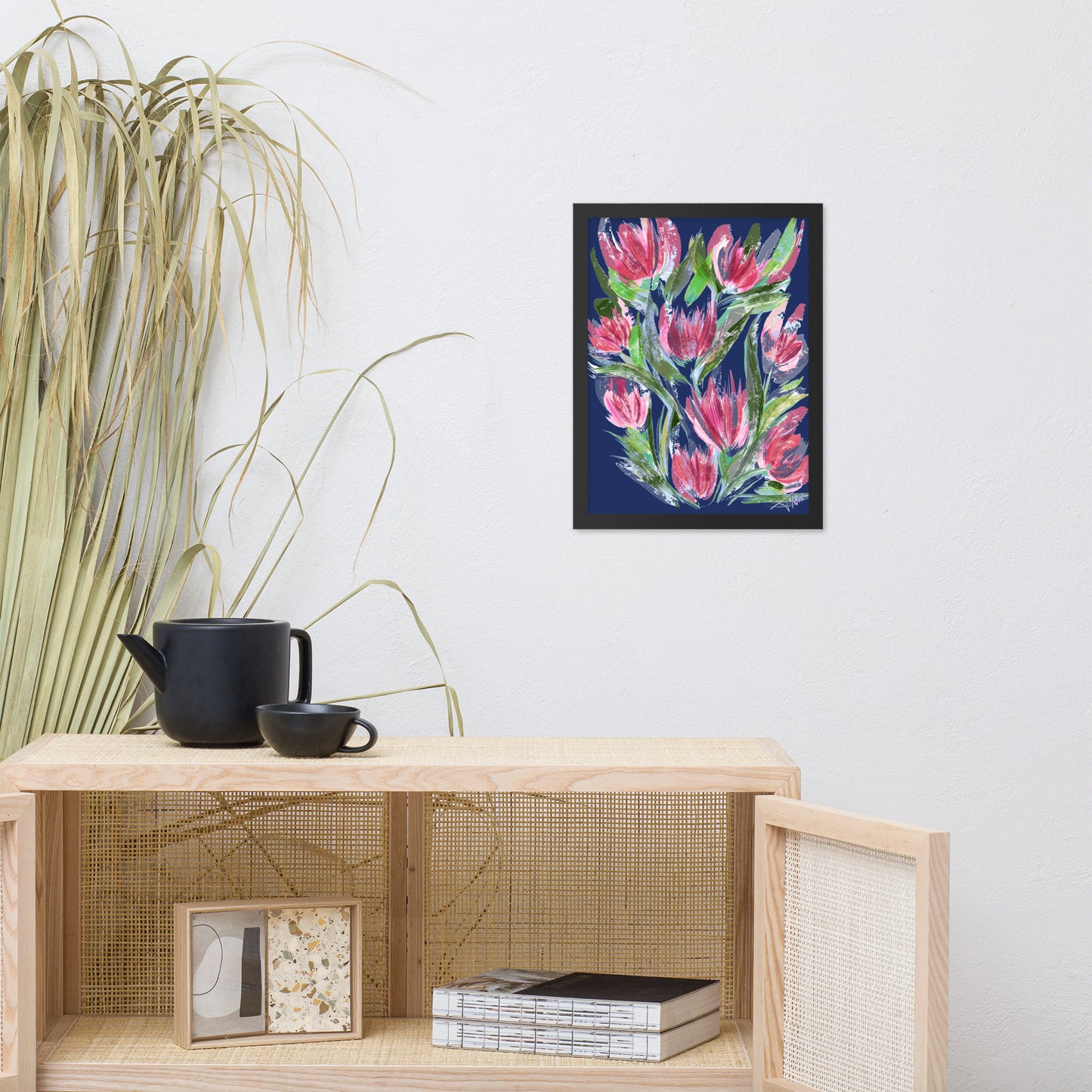 Tulips - Framed photo paper poster