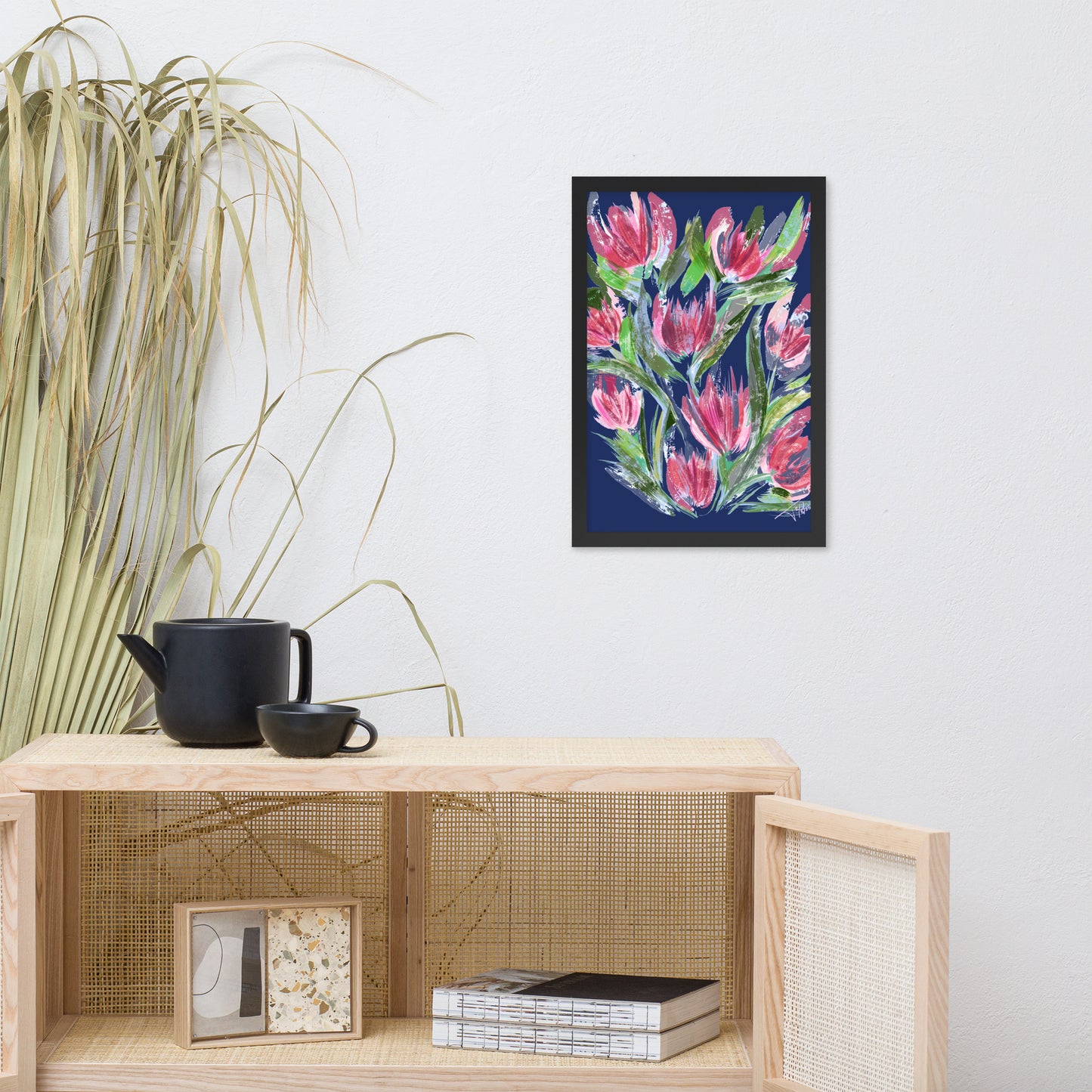 Tulips - Framed photo paper poster