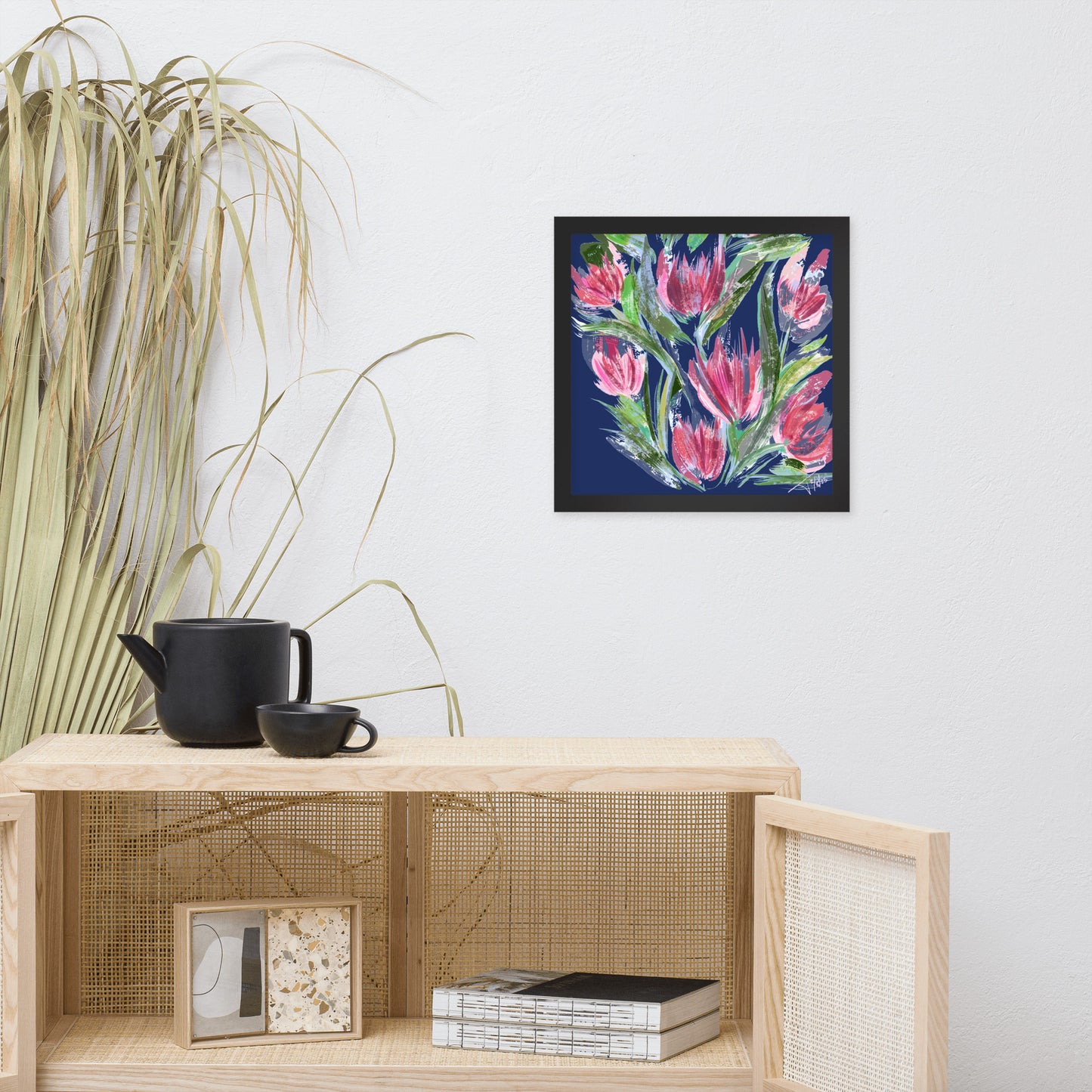 Tulips - Framed photo paper poster