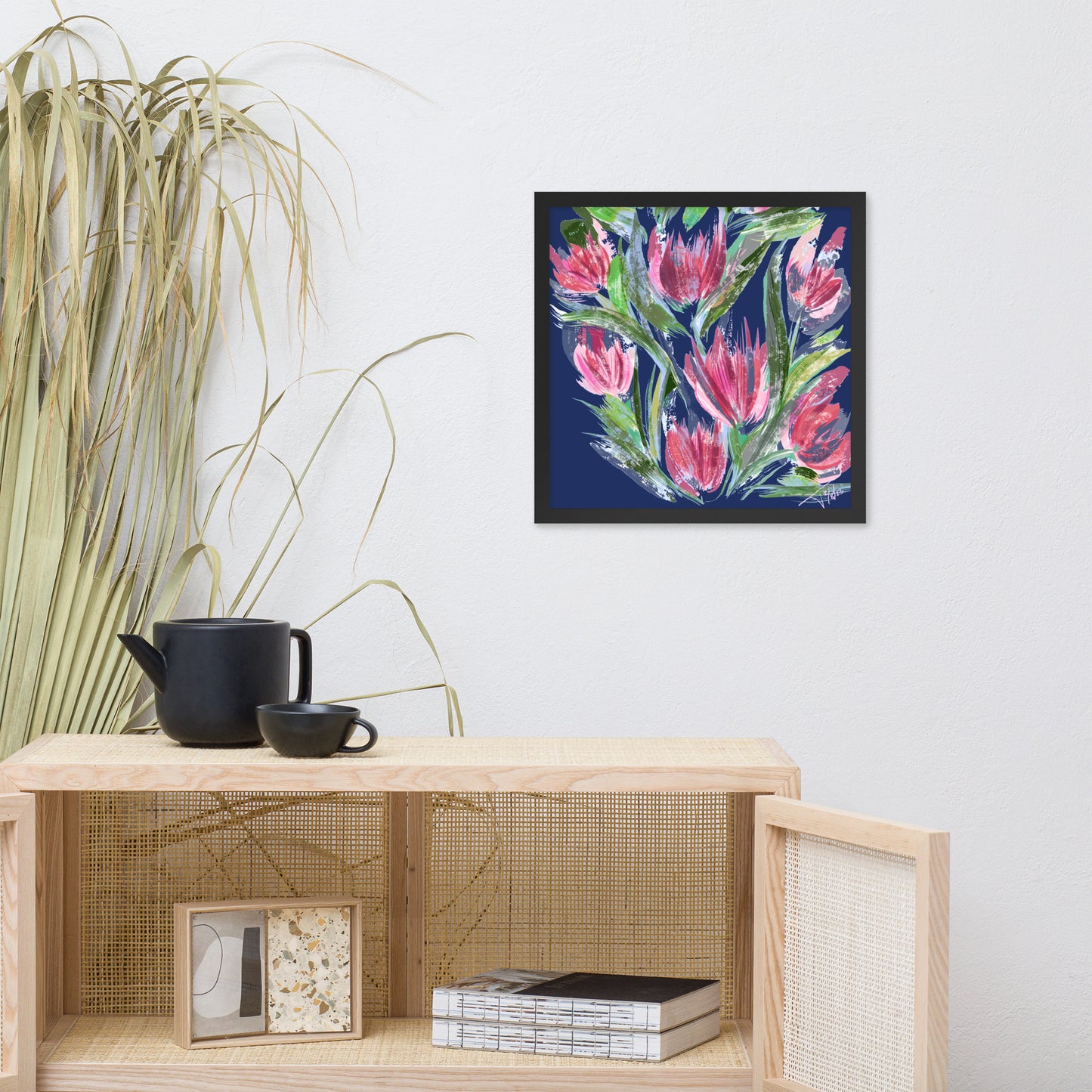 Tulips - Framed photo paper poster