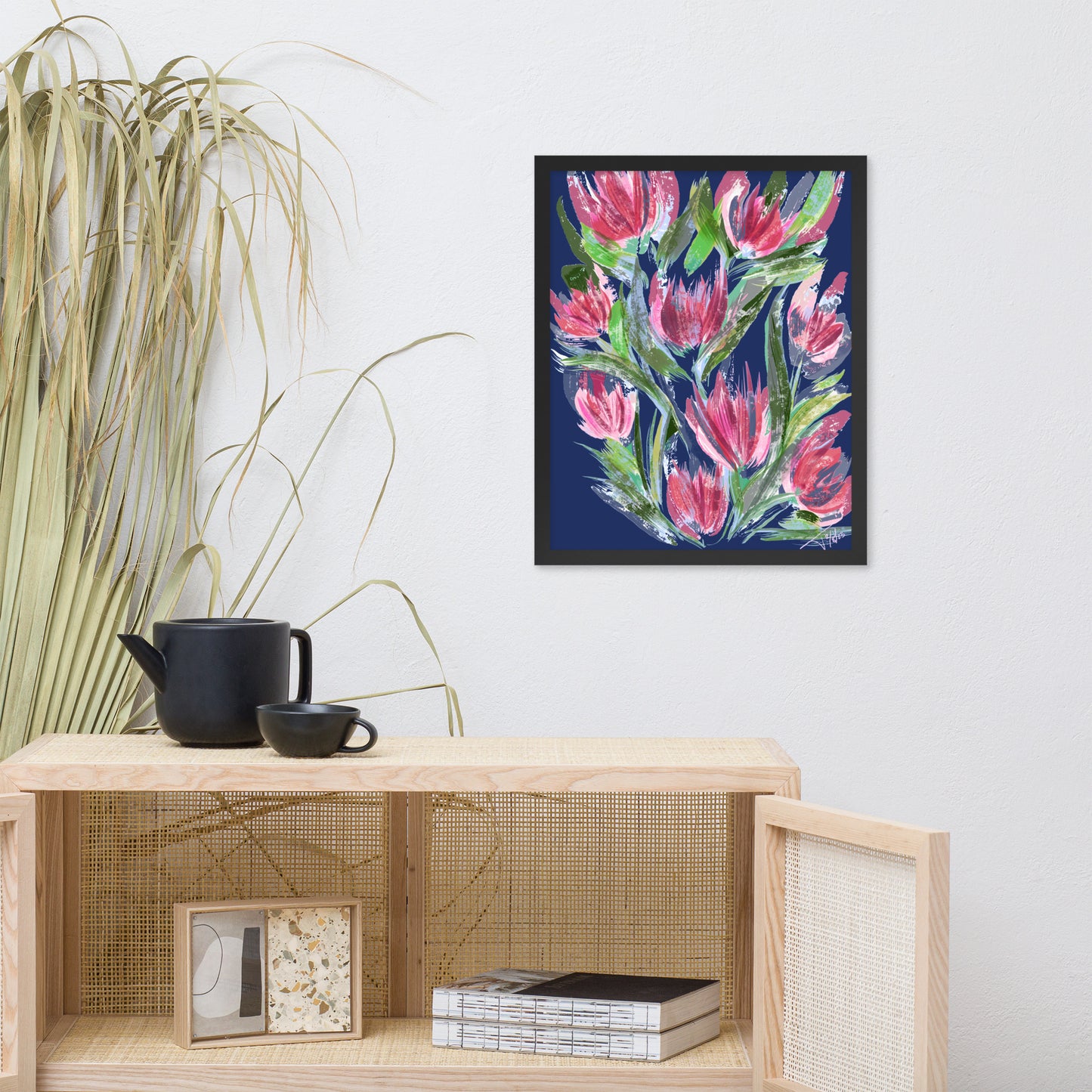 Tulips - Framed photo paper poster