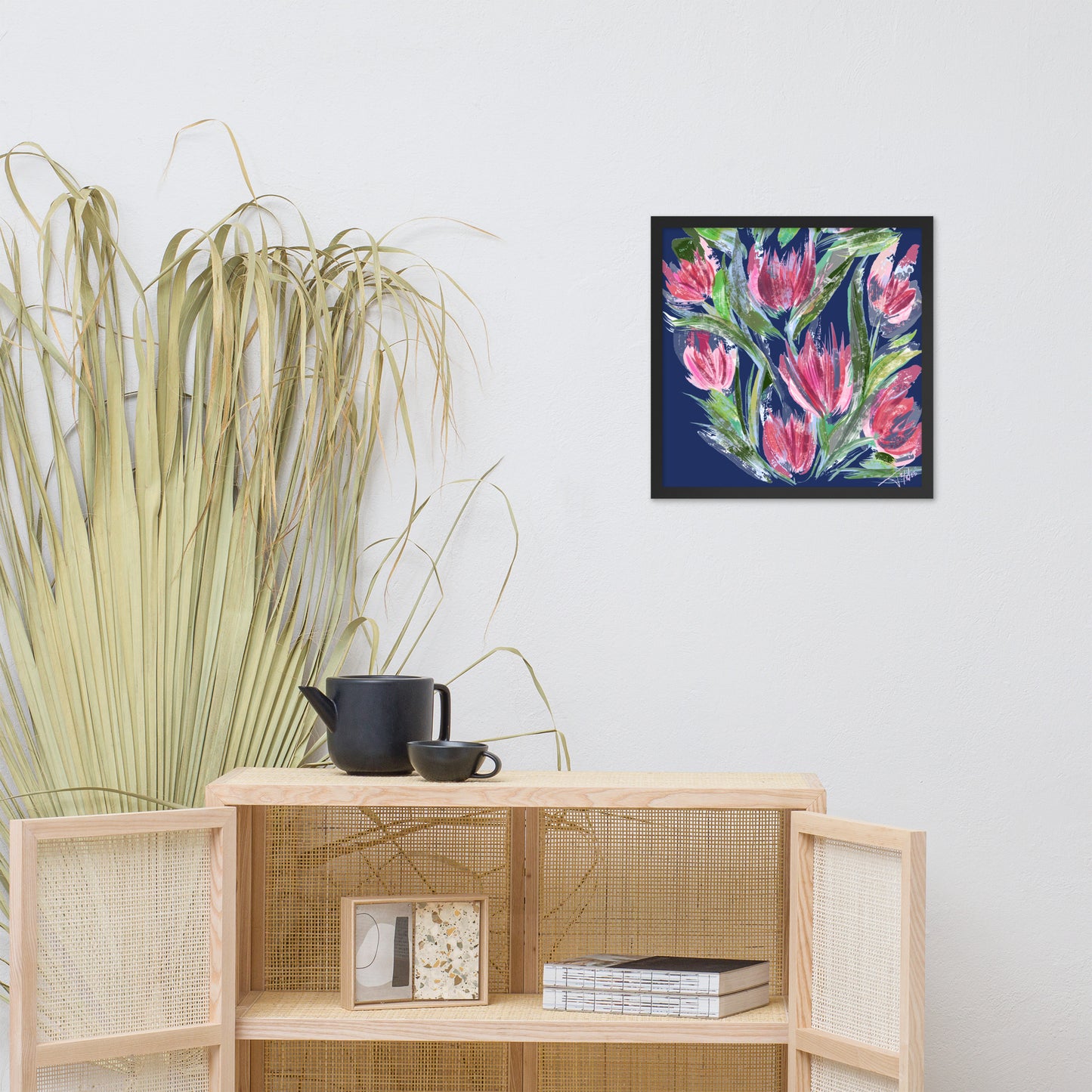 Tulips - Framed photo paper poster