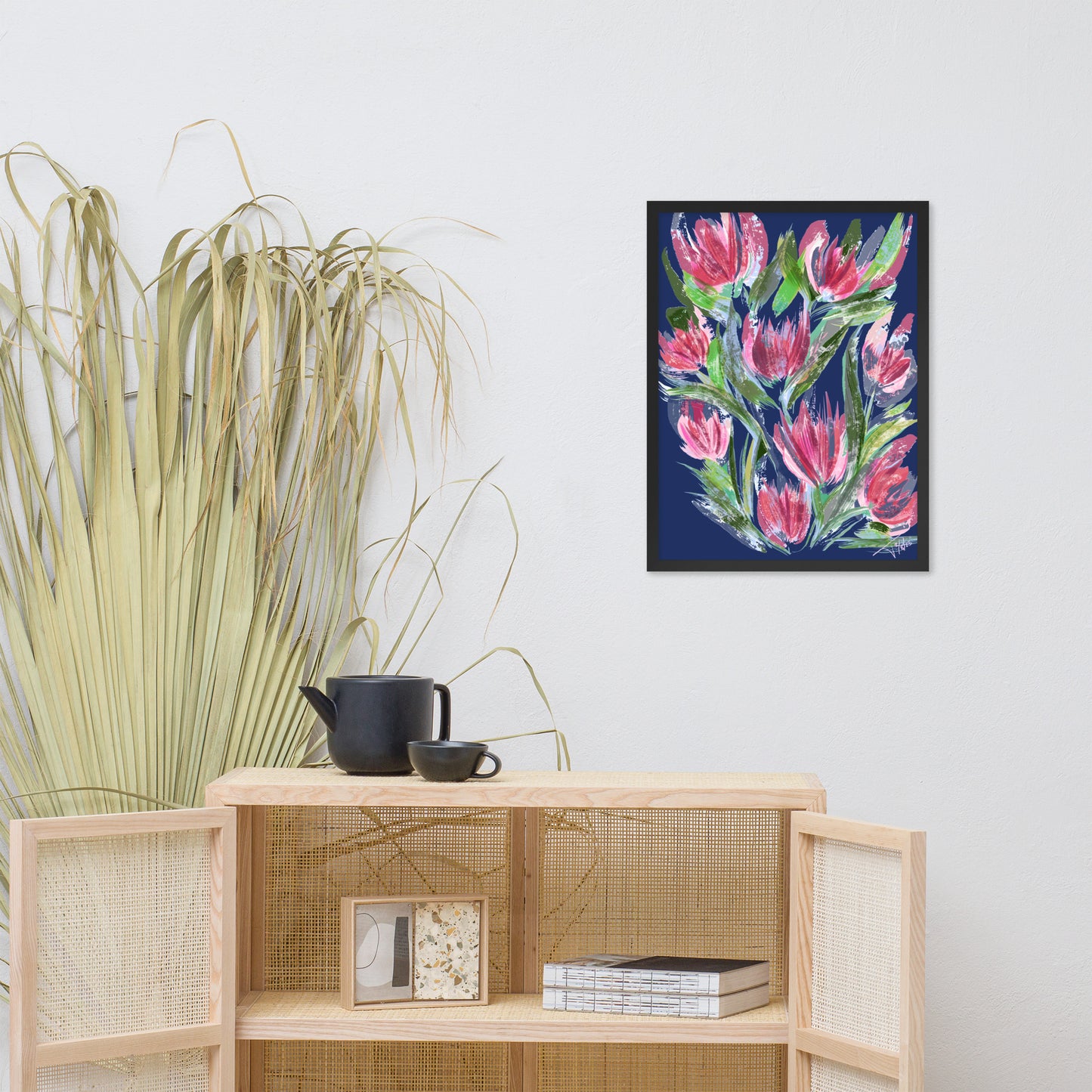 Tulips - Framed photo paper poster