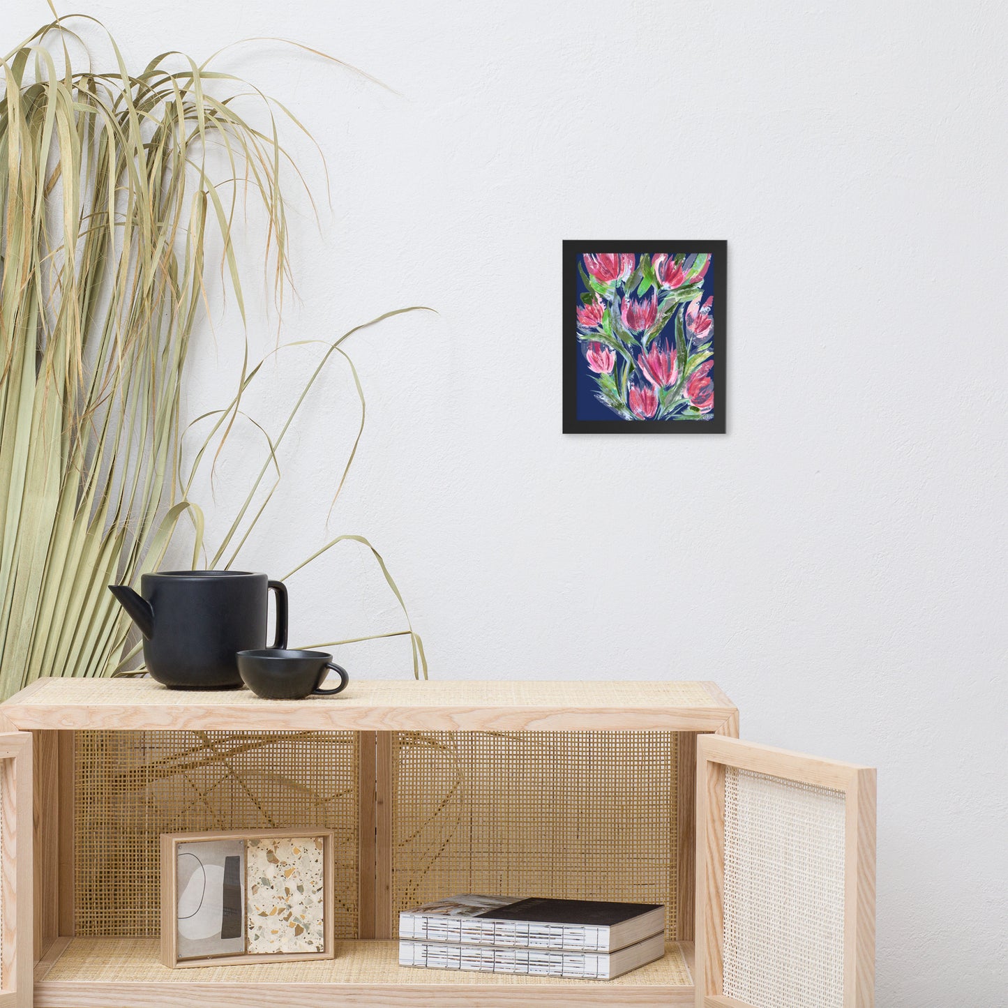 Tulips - Framed photo paper poster