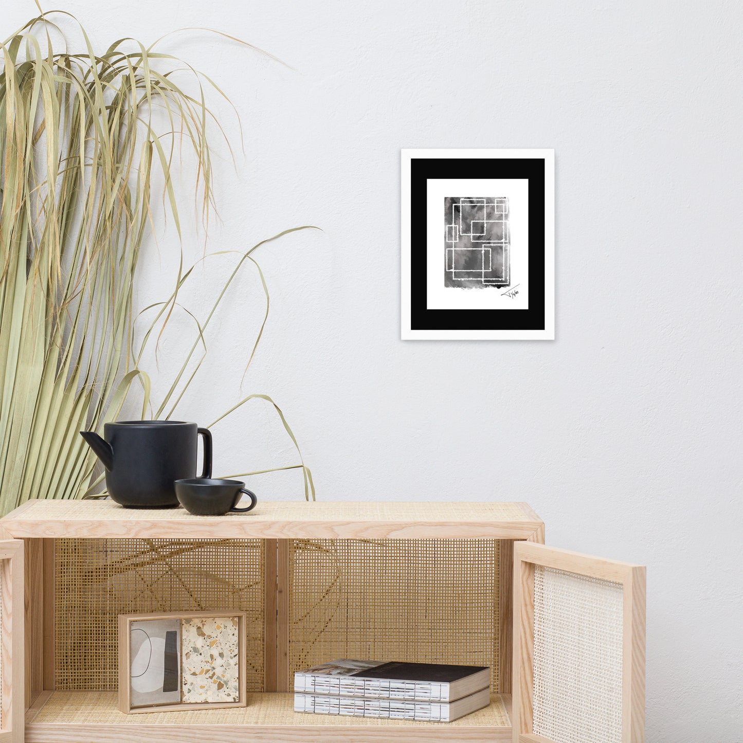 Blended Nature (Shadow) - Framed photo paper poster