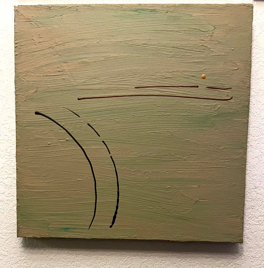 Simple View - Mixed Medium on Canvas