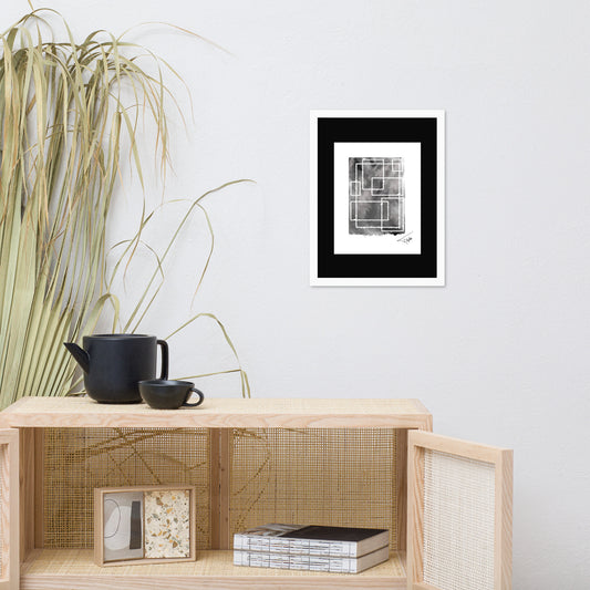 Blended Nature (Shadow) - Framed photo paper poster